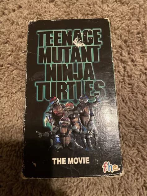 TEENAGE MUTANT NINJA Turtles The Movie VHS 1990 EUR 6 25 PicClick FR