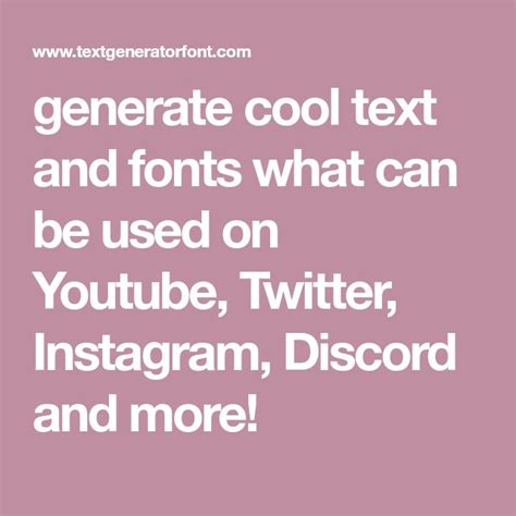 Incredible Cool Text Generator Instagram Basic Idea | Typography Art Ideas