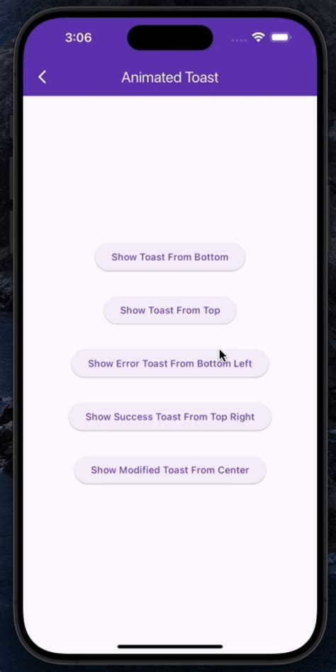 Flutter Sliding Toast Flutter Package