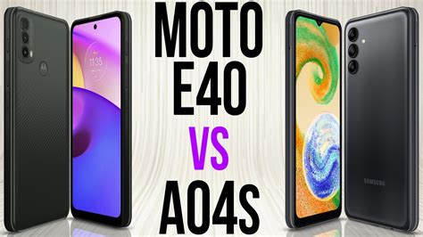 Moto E40 vs A04s Comparativo Preços YouTube