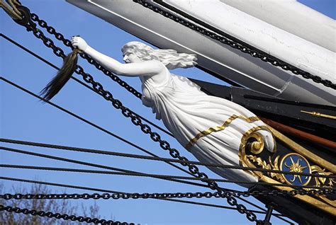 The Cutty Sark Rises From The Flames In Pictures Ship Figurehead