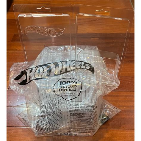 風火輪 Hot Wheels 原廠 吊卡式 可直立 側開 PVC 保護殼 普卡 銀標 膠胎 金標 保護盒 蝦皮購物
