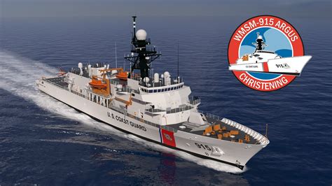 The Christening And Launch Of U S Coast Guard Offshore Patrol Cutter