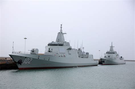 4th and 5th Type 055 destroyers confirmed to be in service