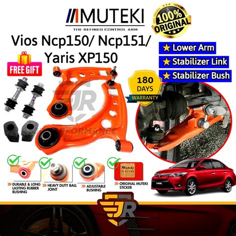 Muteki Lower Arm Stabilizer Link Stabilizer Bush Muteki Vios Ncp