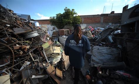 Implementan operativo permanente en chatarreras de San Juan del Río