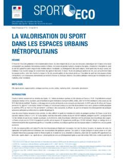 Une publication du ministère des Sports Direction des une