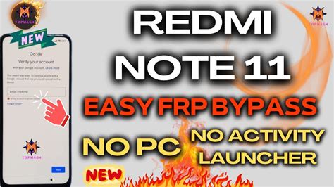 Unlock Your Redmi Note Easy Frp Bypass No Pc No Activity Launcher