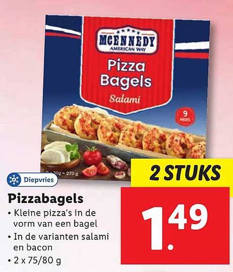 Mcennedy Pizzabagels Aanbieding Bij Lidl Folders Nl