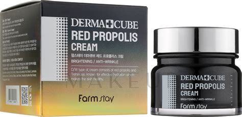 Nourishing Propolis Hibiscus Face Cream FarmStay Derma Cube Red