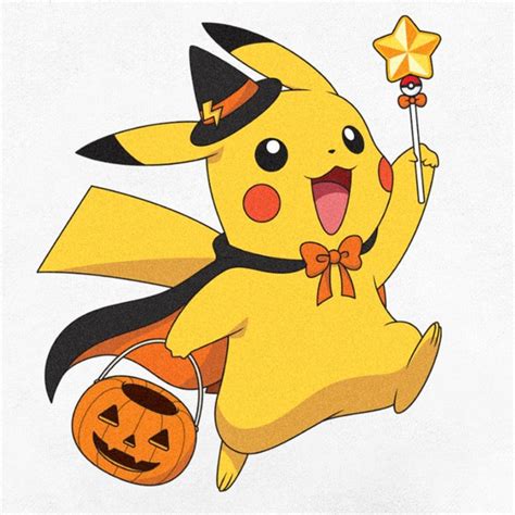 Men's Pokemon Halloween Pikachu Wizard Pull Over Hoodie - White ...