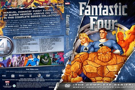 Marvel Animated Fantastic Four The Complete 1994 Series - TV DVD Custom ...