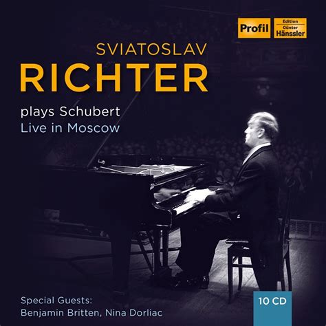 Sviatoslav Richter Plays Schubert Richter S Schubert F Amazon De