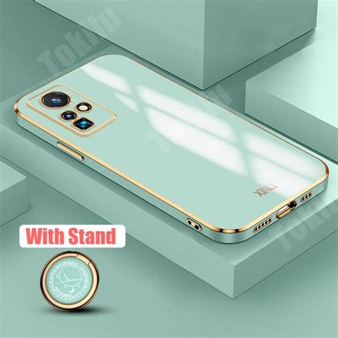 Tokifu For Infinix Zero X Neo Case Luxury D Plating Soft Back Cover