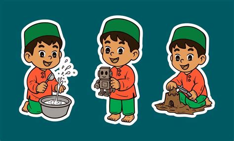 fun activities  kids exploring play  creativity  vector