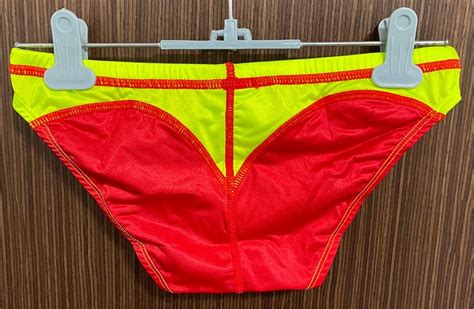 Gx Splash Skin Bikini Red X Yellow Men S Fashion Bottoms New