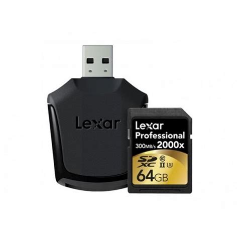 Tarjetas Lexar Professional 2000x SDHC SDXC UHS II 64GB