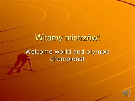 PPT Witamy mistrzów PowerPoint Presentation free download ID 4876166