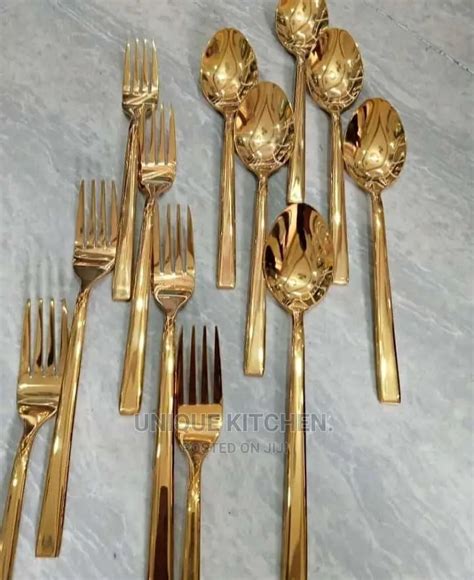 24pcs Golden Cutleries In Lagos Island Eko Kitchenware And Cookware