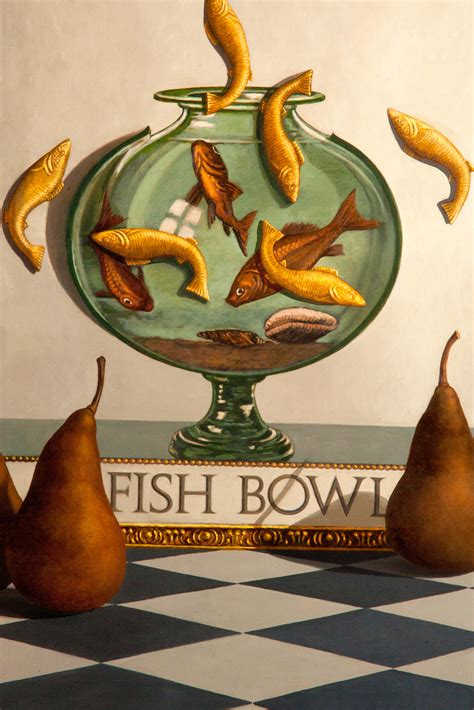 Fish Bowl. Oil Painting over Canvas by Susan Smith – Muzeion Gallery