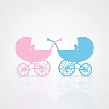 Baby Strollers Illustration Illustration Bed Transportation Vector