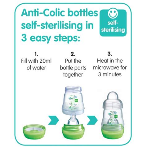 Mam Anti Colic Bottles Self Sterilizing Instructions Best Pictures