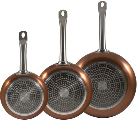 ¡oferton Set De 3 Sartenes San Ignacio Professional Chef Copper Por 19