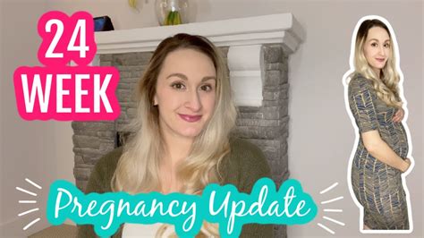 24 Week Pregnancy Update Belly Shot Bumpdate YouTube