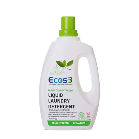 Ecos3 Organic Liquid Laundry Detergent (22 Washes) - Ecos3