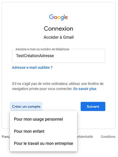 Comment Cr Er Un Compte Gmail