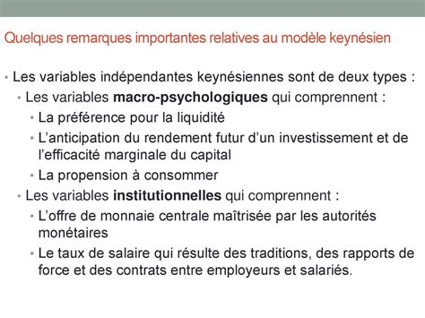 Chapitre 7 Lapproche keynésienne de léquilibre macroéconomique