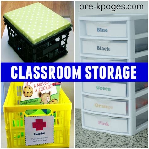 20 Classroom Storage Ideas