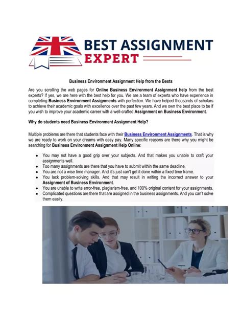 Ppt Business Environment Assignment Help From The Bests Powerpoint Presentation Id 11248066