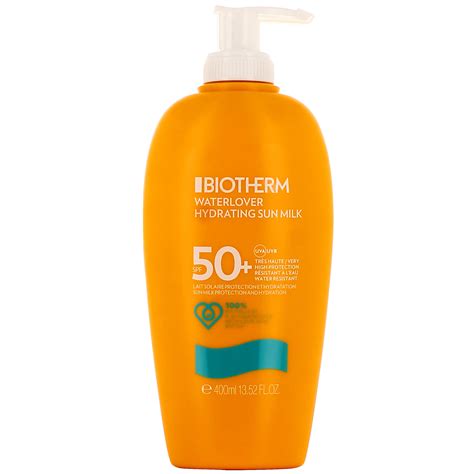 Biotherm Waterlover Lait Solaire Haute Protection Corps Et Visage