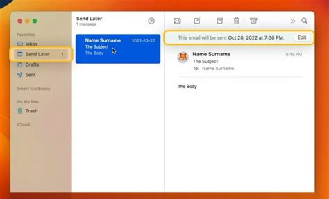 How To Schedule An Email In Apple Mail Clean Email