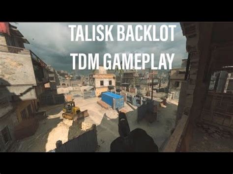 Talsik Backlot Tdm Gameplay Modern Warfare Youtube