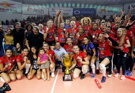 Sesi Bauru Vence O Minas E Conquista A Supercopa Feminina De V Lei