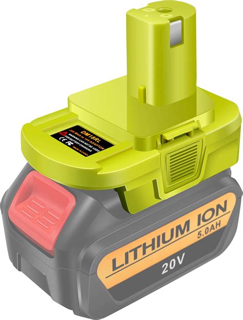 Amazon DM18RL Battery Adapter For Dewalt To Ryobi Battery Adapter