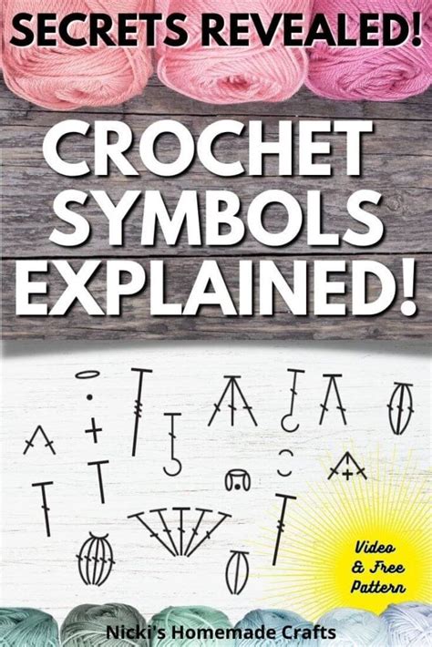 How To Read Crochet Symbols Charts Easily Crochet Stitches Chart Crochet Symbols Advanced