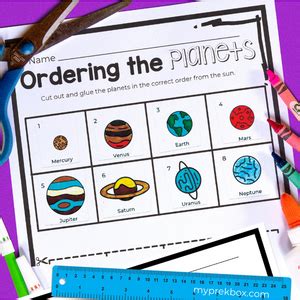 Preschool Space Theme Activity Sheets | Preschool365 - Worksheets Library