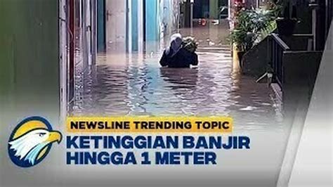 Kali Ciliwung Meluap Pemukiman Bidara Cina Banjir Metro Tv Vidio