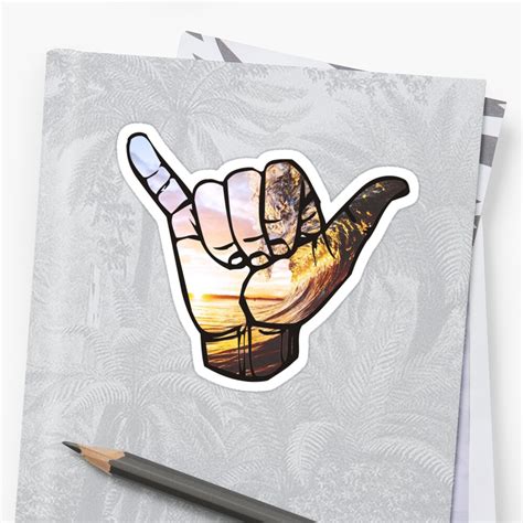 "Hang Loose Hawaii" Sticker by overclock360 | Redbubble