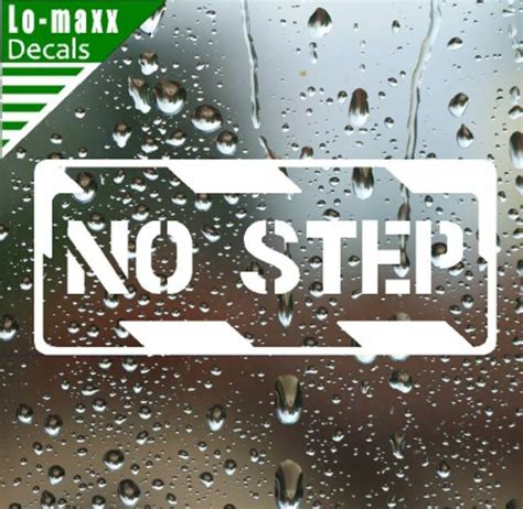 No Step Aircraft Markings Graphic Durable High Performance Die Cut Vinyl Decal Ebay