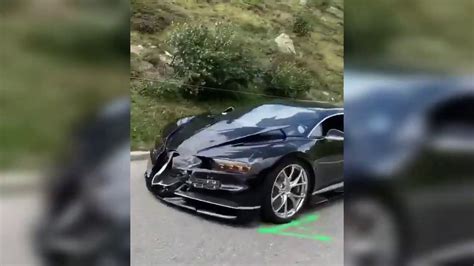 Bugatti Chiron And Porsche 911gts Accident In Switzerland Youtube