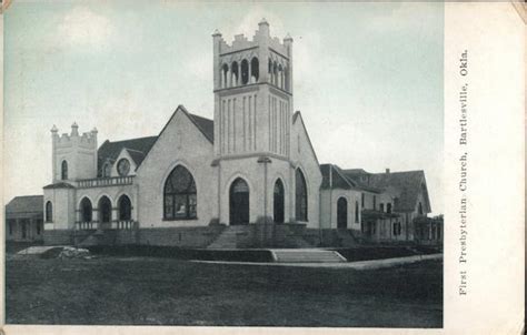 First Presbyterian Church Bartlesville, OK Postcard