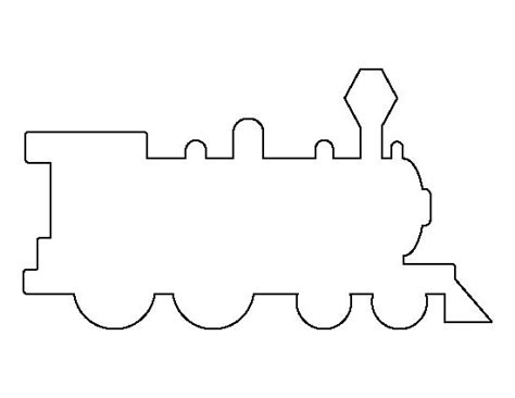 Train Pattern Use The Printable Outline For Crafts Creating Stencils Scrapbooking And More