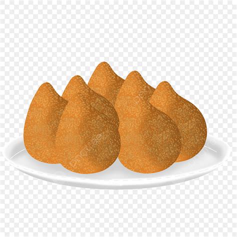 Brazilian Food White Transparent Coxinha Brazilian Food On A White