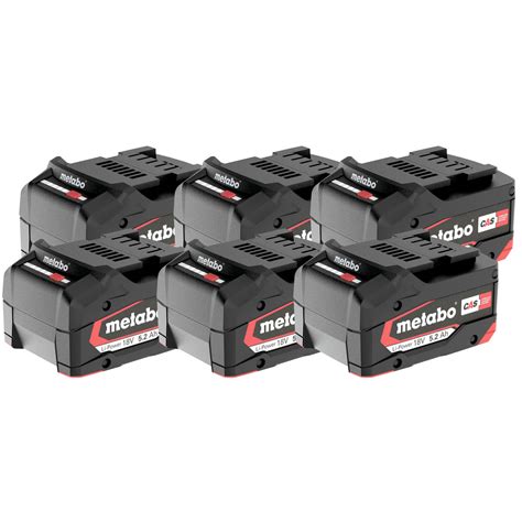 Metabo Set De X Batteries Li Ion V Ah Li Power Avec T Moin De