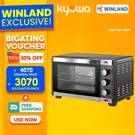 Kyowa By Winland Liters Electric Oven For Baking W Rotisserie