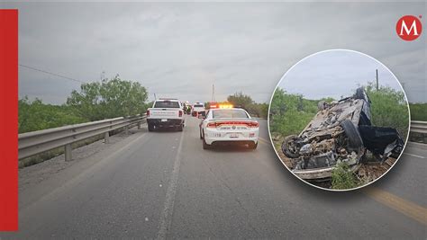 Muere Hombre Tras Volcar Camioneta En Libramiento De Nuevo Laredo